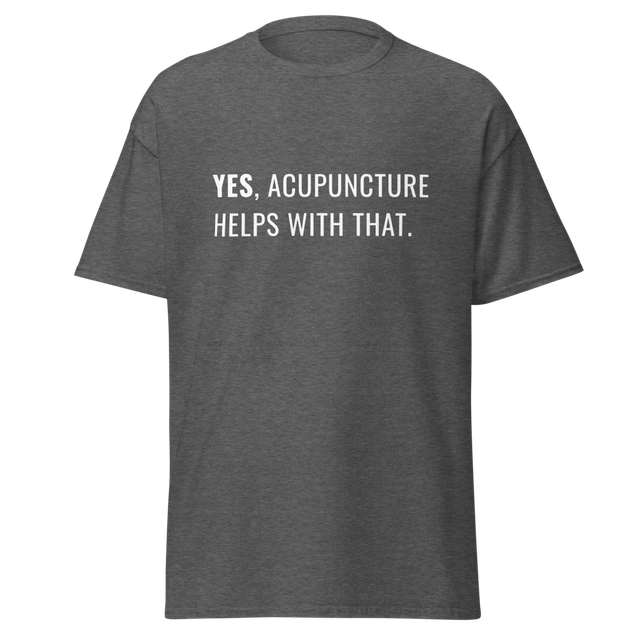 Unisex Yes Acupuncture & Logo T-Shirt