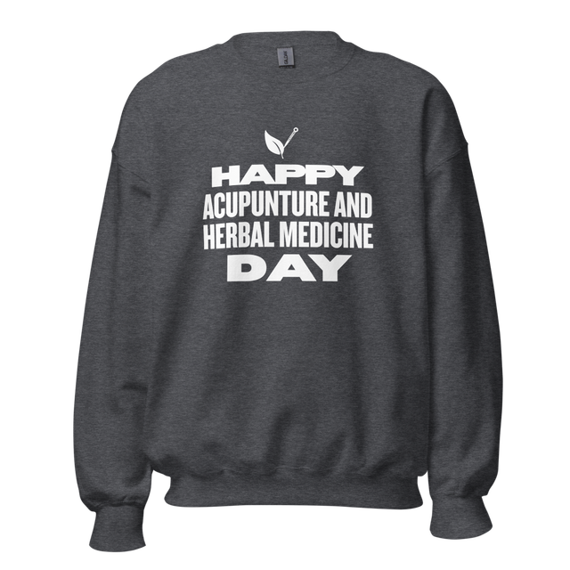 Unisex Acupuncture And Herbal Day Crewneck