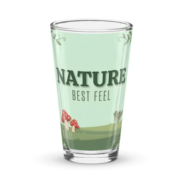 Nature Shaker Pint Glass