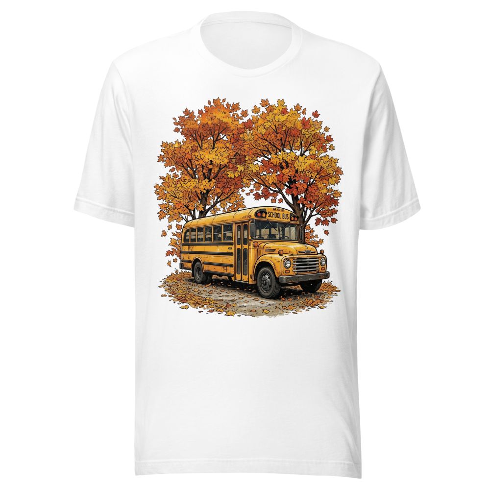 Vintage School Bus Unisex Unisex Staple T-Shirt
