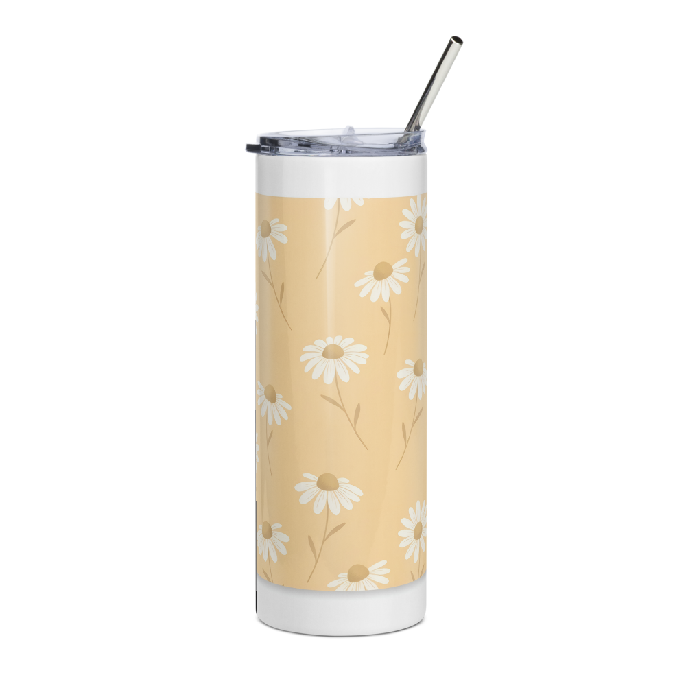 Flower Stainless Steel Tumbler
