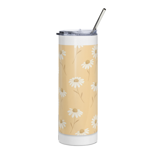 Flower Stainless Steel Tumbler
