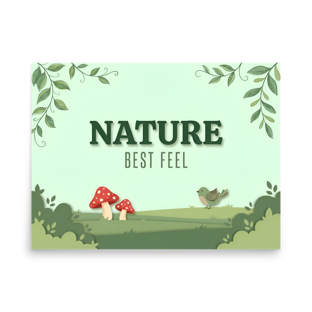 Natural Enhanced Matte Paper Poster (in)