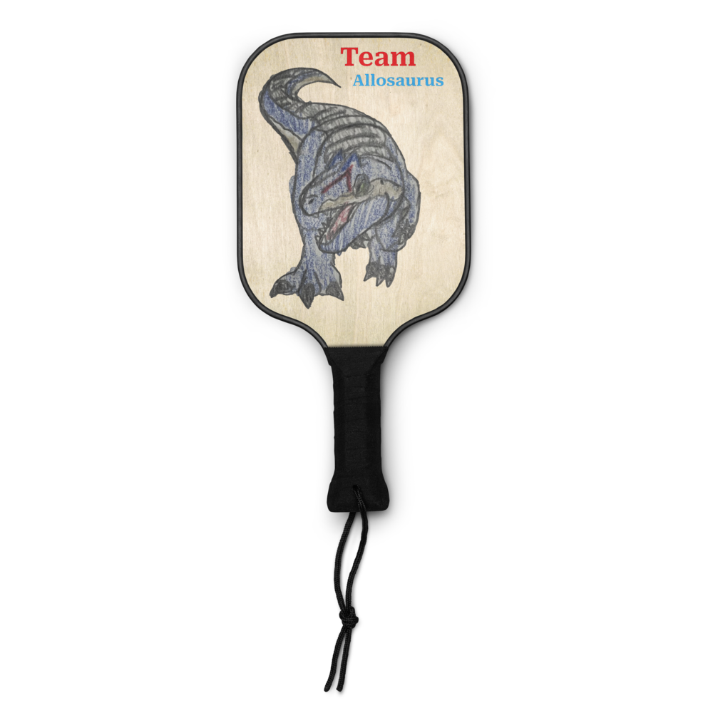 Team Allosaurus (Pickleball Paddle)
