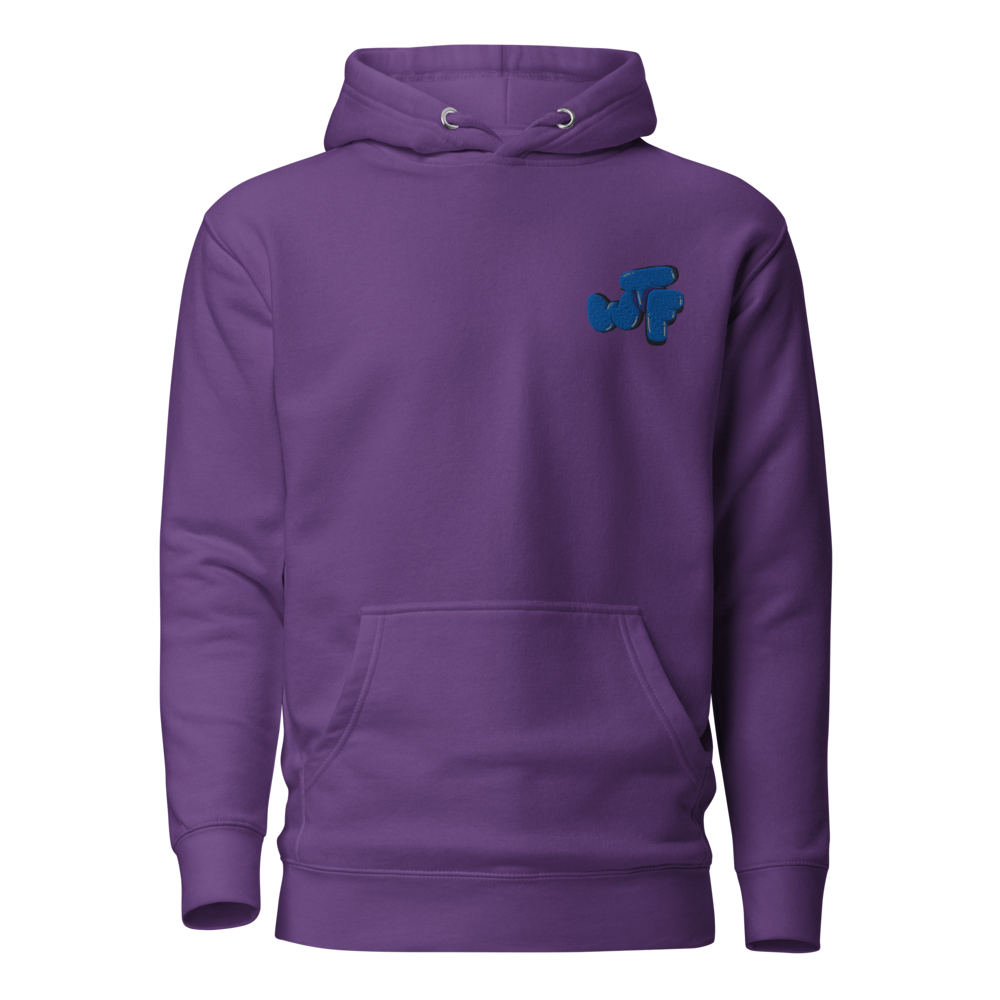 Title: "WTF" Monochromatic Bubble Hoodie 