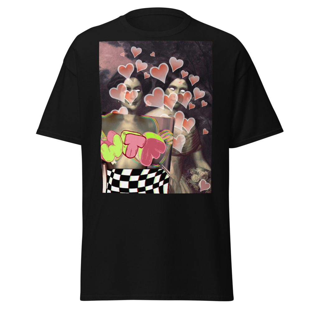 Title: Vintage Heart WTF Graphic T-Shirt