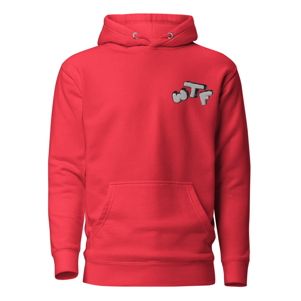  WTF Comic Bubble Graphic Hoodie