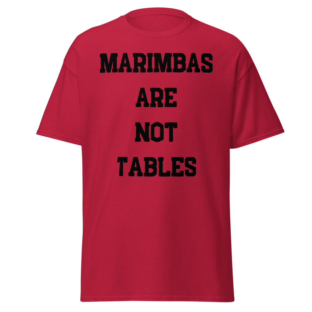 Marimbas are not TABLES