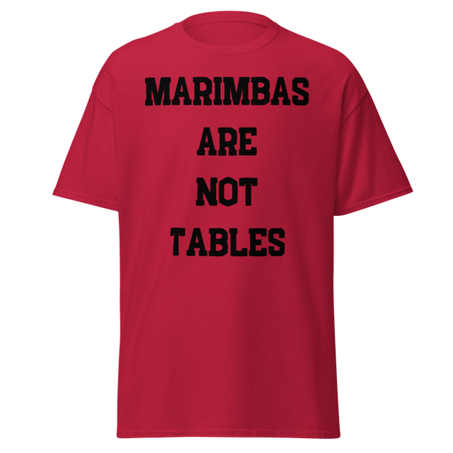 Marimbas are not TABLES