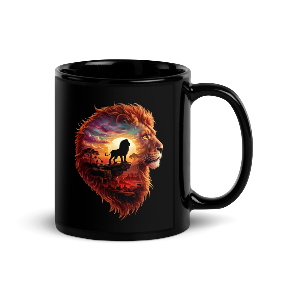 Majestic Lion Ceramic Mug