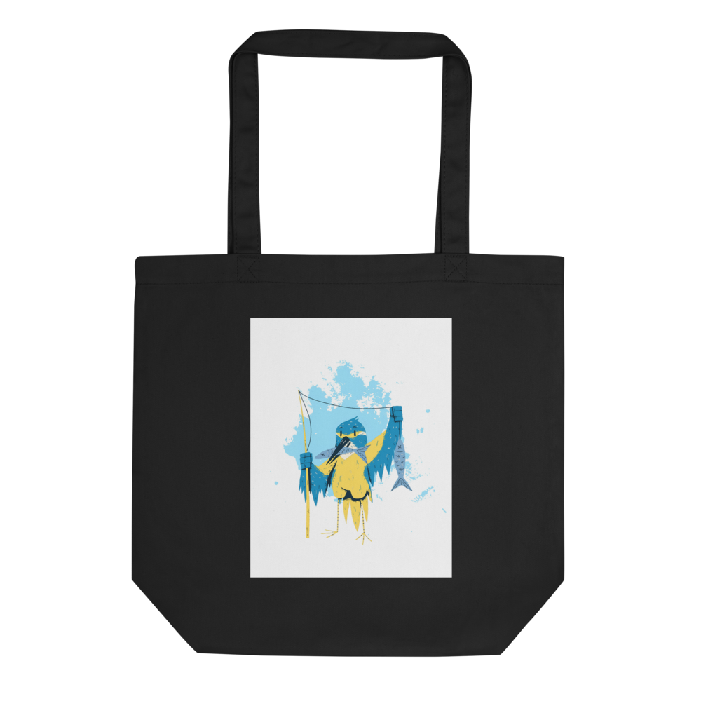 The Lucky Fisherman Bird Tote Bag