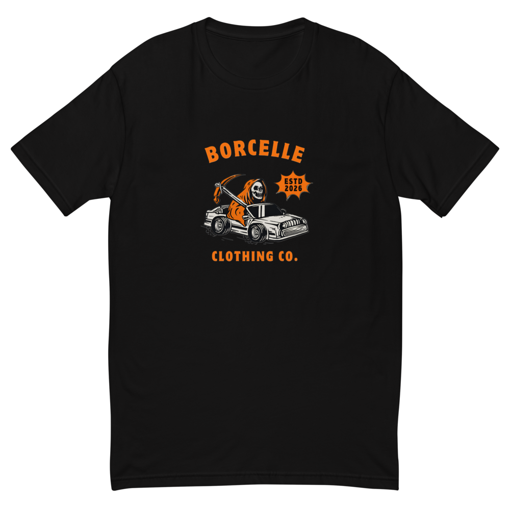 Borcelle Reaper Car Graphic Tee Men's Fitted T-Shi