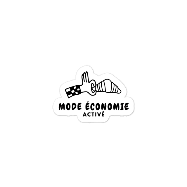 Sticker, Mode économie activé