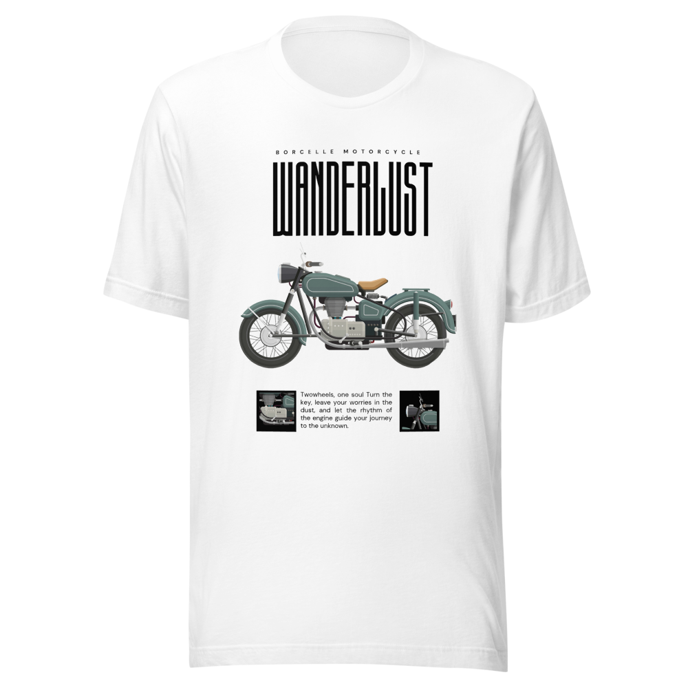 Wanderlust Vintage Motorcycle T-Shirt