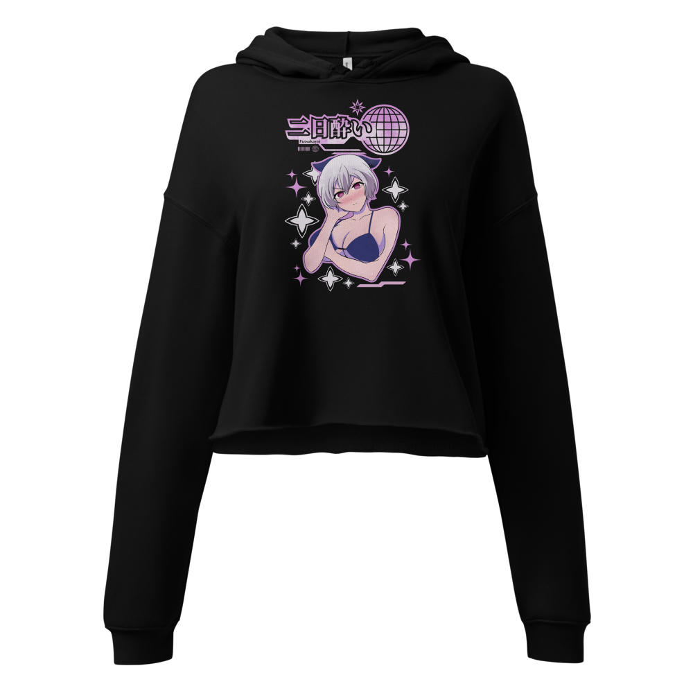Cyberpunk Anime Graphic Cropped Hoodie