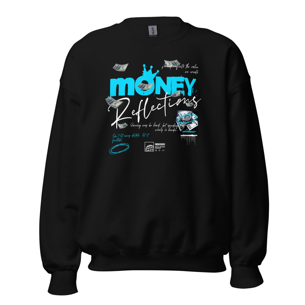 "Money Reflections" Graphic Sweatshirt 