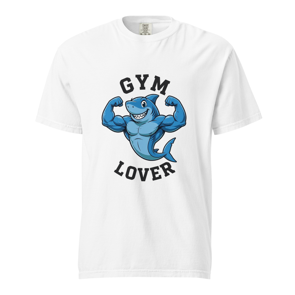 GYM LOVER - Funny Shark Gym T-Shirt