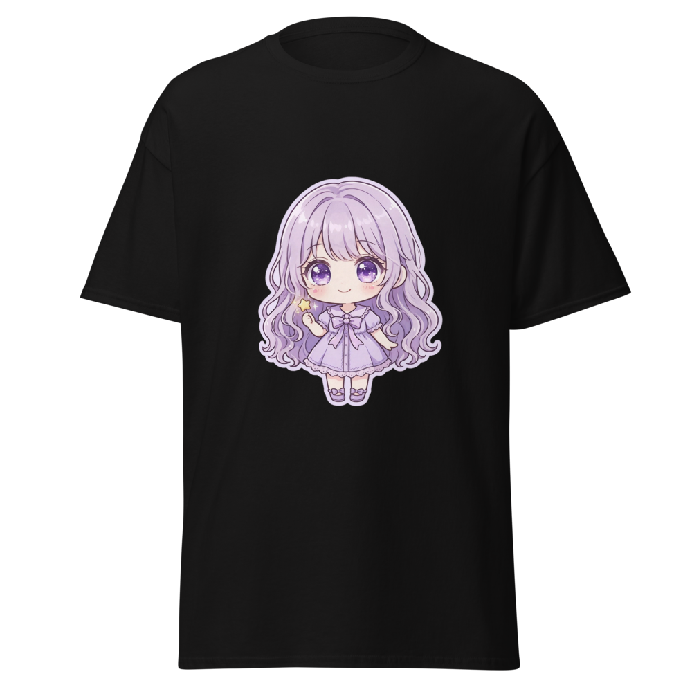 Kawaii Lavender Girl T-Shirt | Cute Chibi Anime Pa