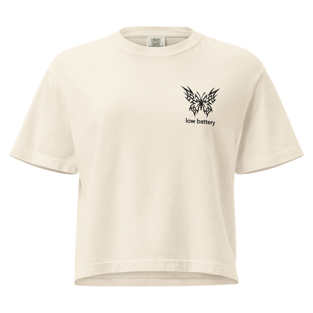 Aesthetic Butterfly Heavyweight Boxy Tee