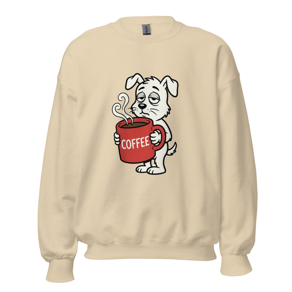 Coffee & Dogs Aesthetic Sweatshirt