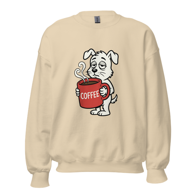 Coffee & Dogs Aesthetic Sweatshirt