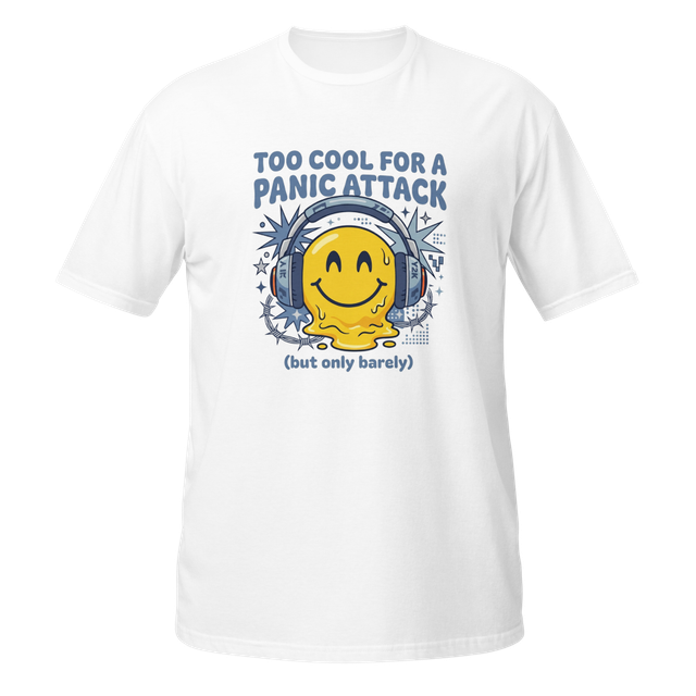 Too Cool For A Panic Attack Aesthetic Y2K T-Shirt