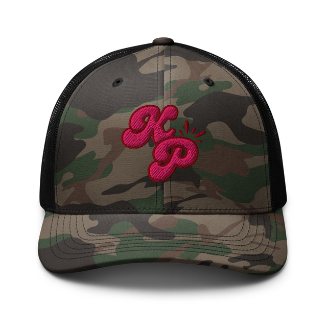 Kinda Preachy Camo Logo Hat