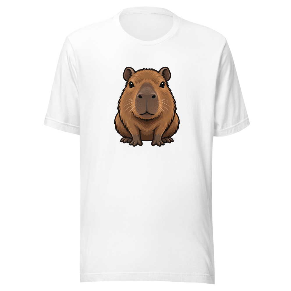 CAPYBARA ORANGE – ADORABLE GRAPHIC T-SHIRT