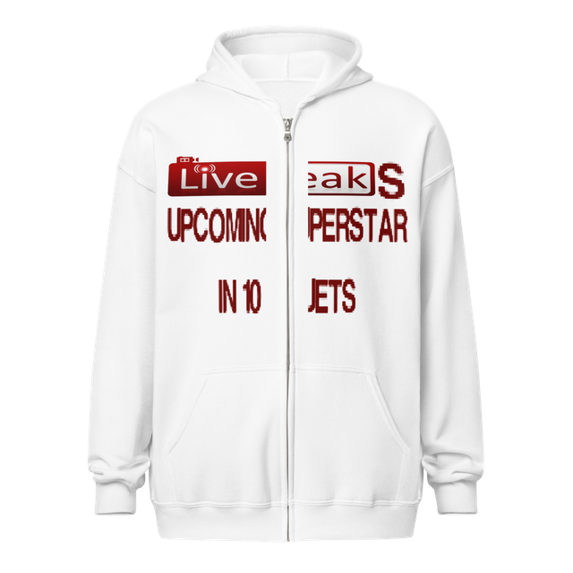 LIVELEAK SUPERSTAR ZIP UP HOODIES