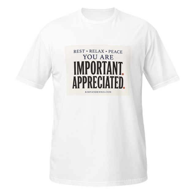 You are appreciated