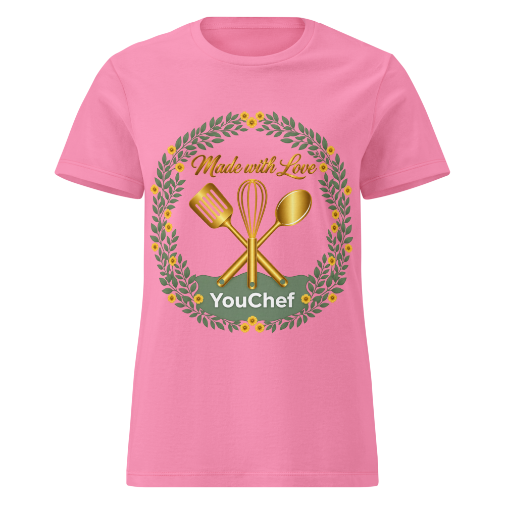  تيشيرت YouChef - Made with Love - للشيفات وصف0 / 