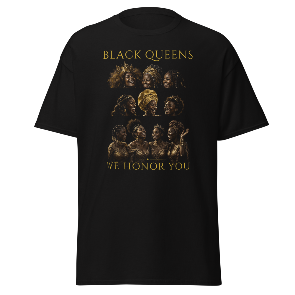 ITAN Black Queens We Honor You Tee
