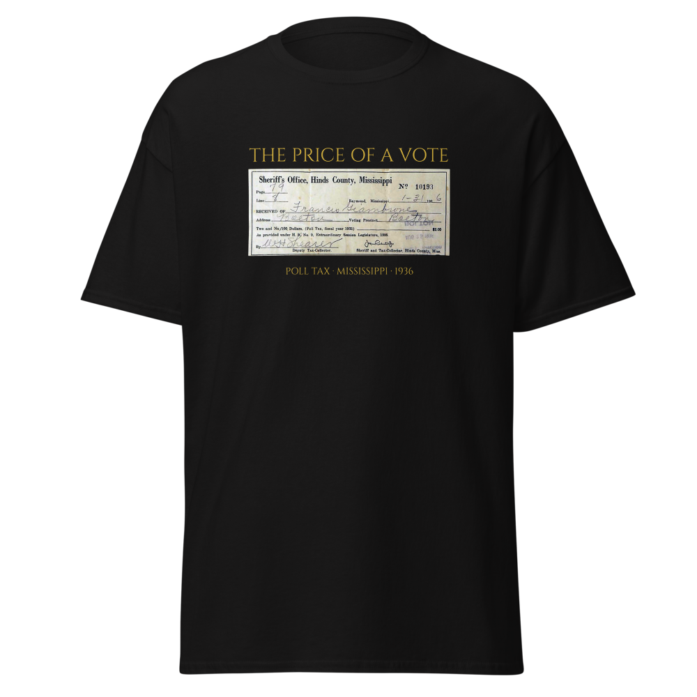 ITAN The $2 Receipt Poll Tax Tee
