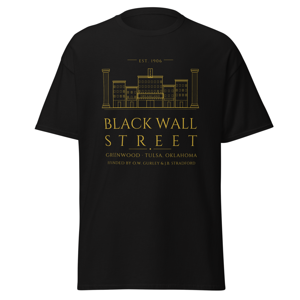 ITAN Black Wall Street Tee