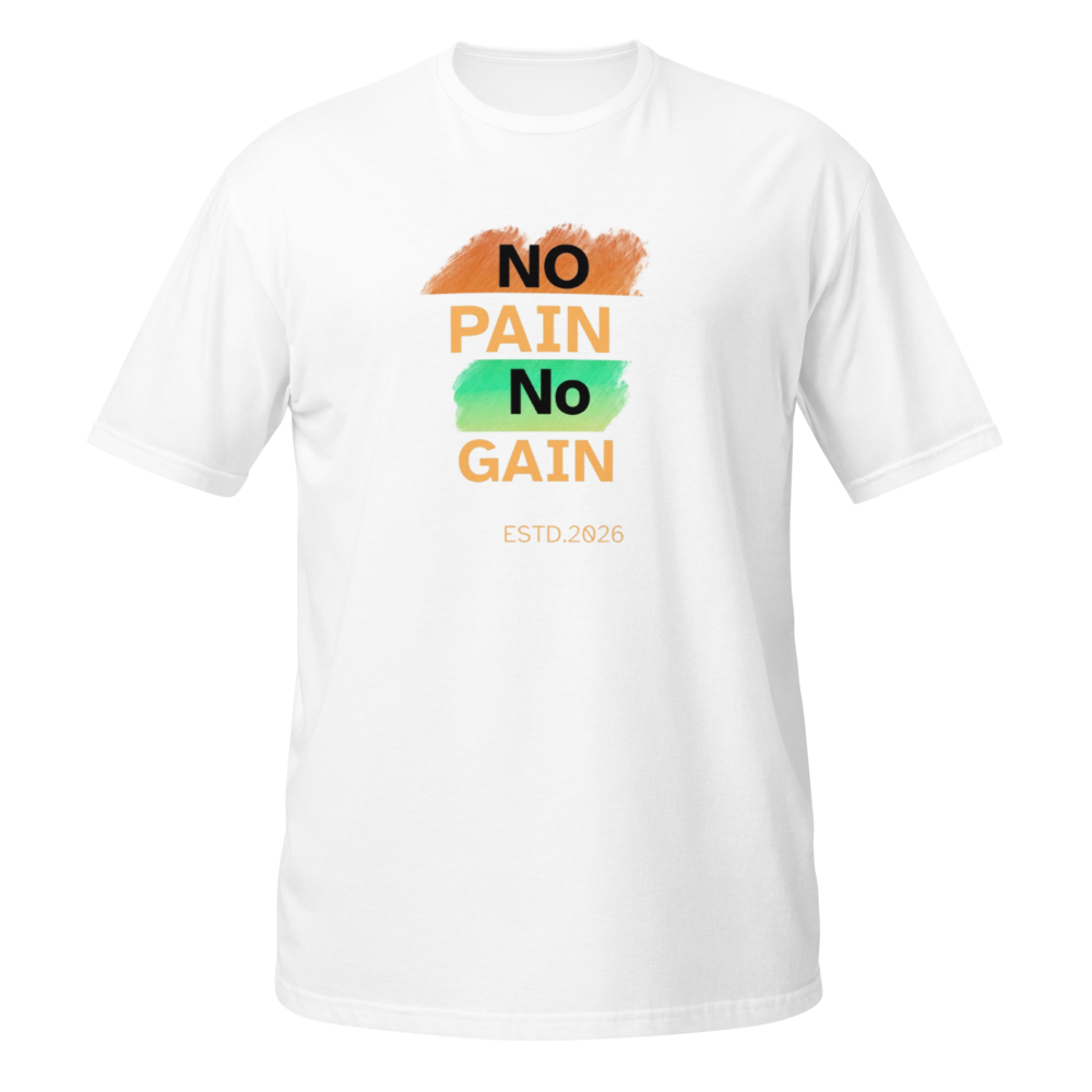 No Pain No Gain Motivational T-Shirt