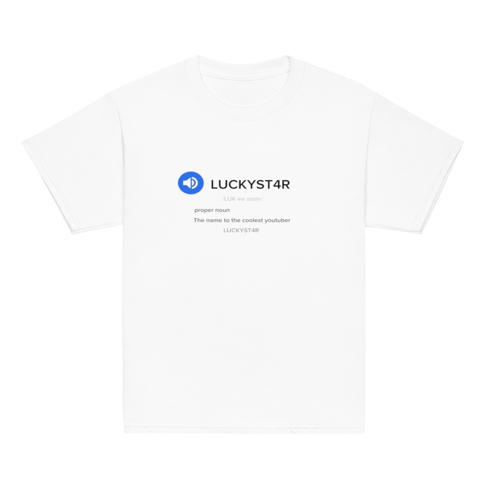 LUCKYST4R PRONOUNCIATION SHIRT! 