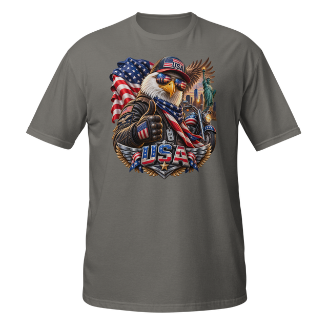 American Eagle USA Motorcycle Patriotic Design