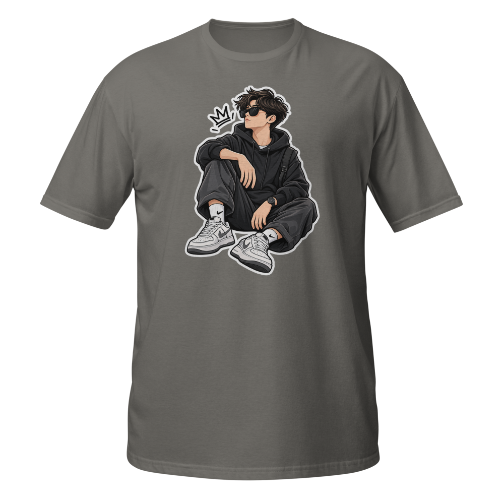 Cool Minimalist Boy Sticker – Streetwear Male Char
