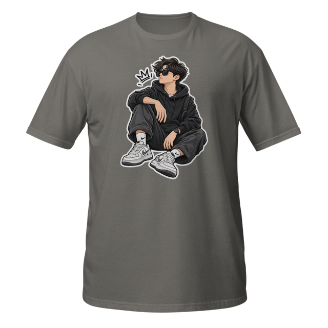 Cool Minimalist Boy Sticker – Streetwear Male Char