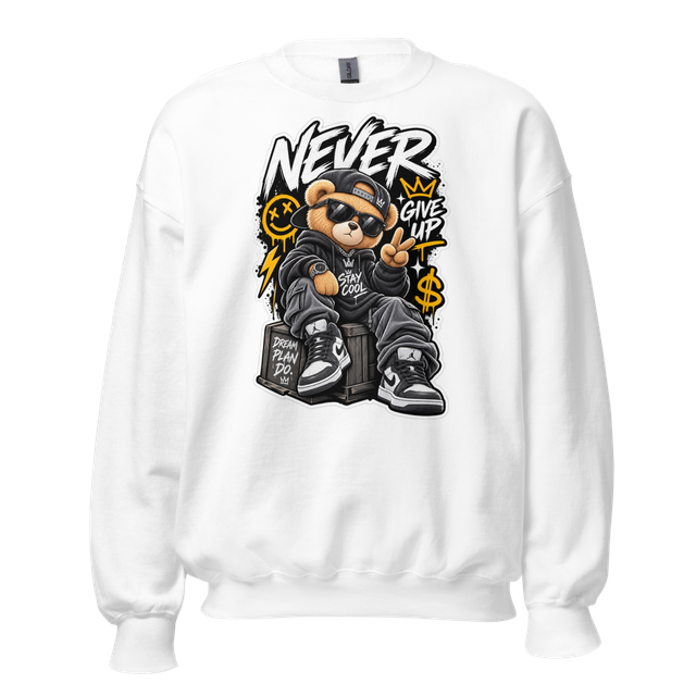Never give up