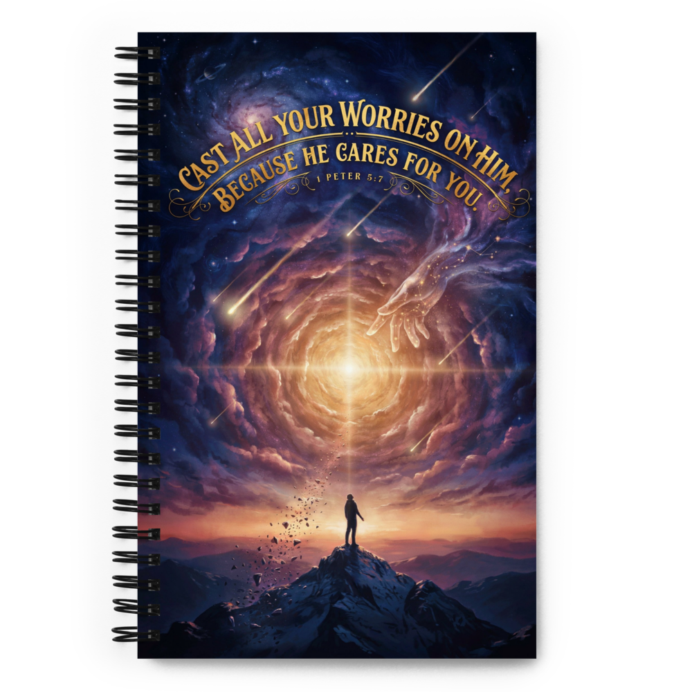 Cast All Your Worries Notebook