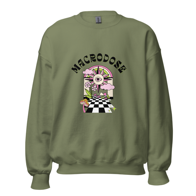 Macrodose Cosmic Gateway Crew Neck Sweatshirt