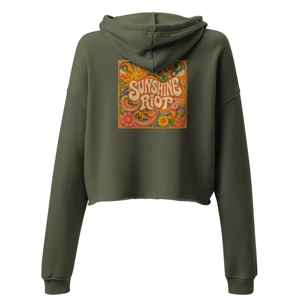 Sunshine Riot Women's Cropped Hoodie