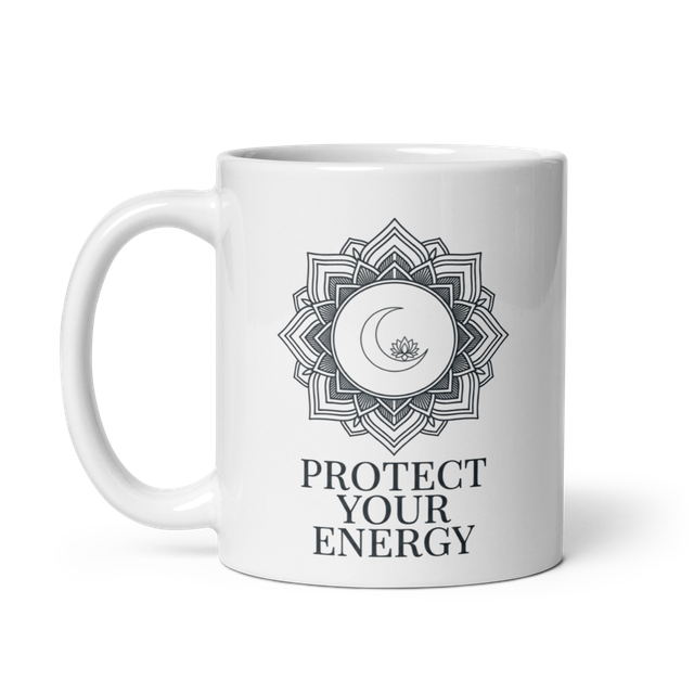 PROTECT YOUR ENERGY - Premium Zen Ceramic Mug