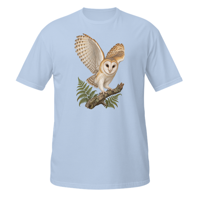 Barn Owl & Fern — Botanical Bird Tee