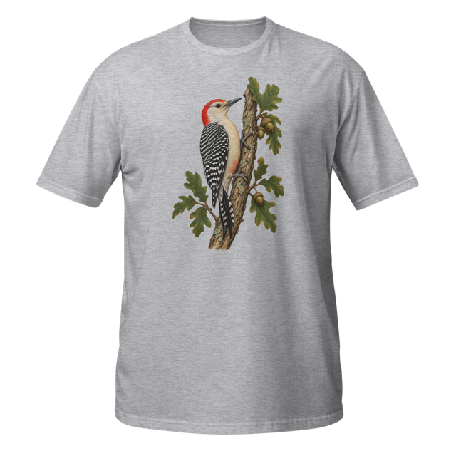 Red-bellied Woodpecker — Botanical Bird Tee