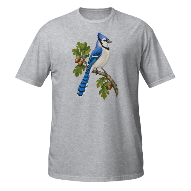 Blue Jay & Oak — Botanical Bird Tee