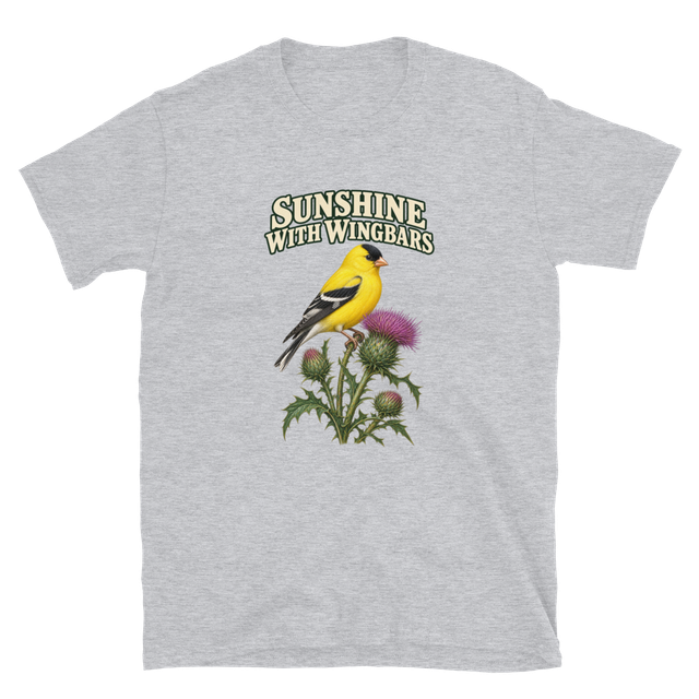Sunshine With Wingbars — Goldfinch Tee