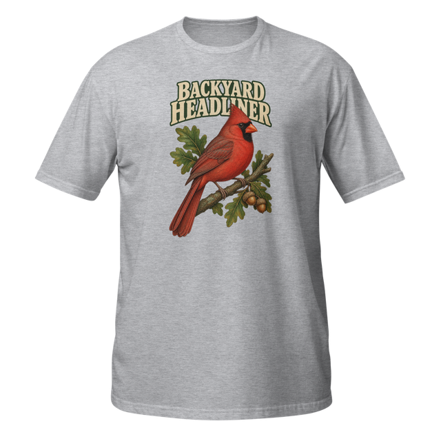 Backyard Headliner — Cardinal Tee
