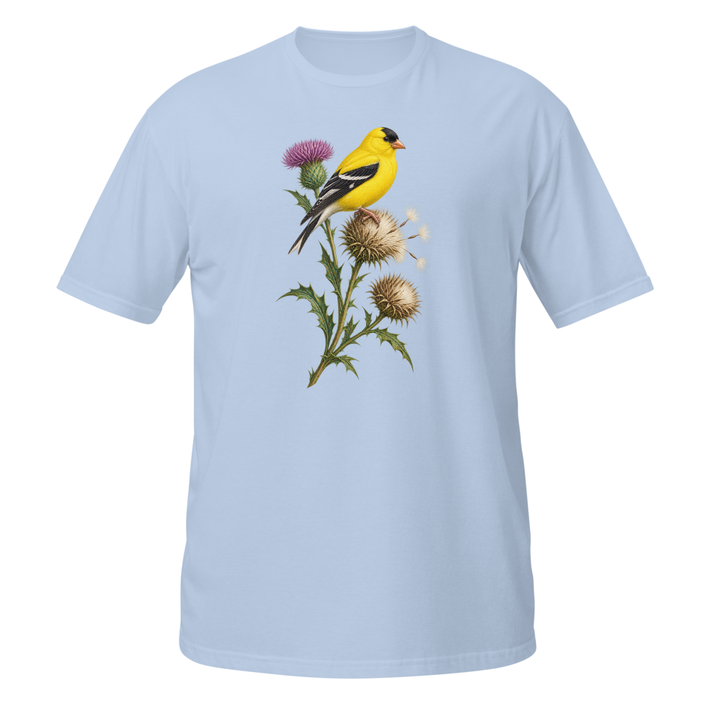 Goldfinch & Thistle — Botanical Bird Tee